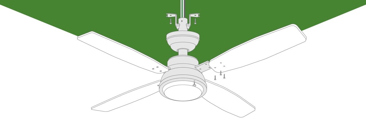 Ceiling Fan Ocala With Light 52 Inch