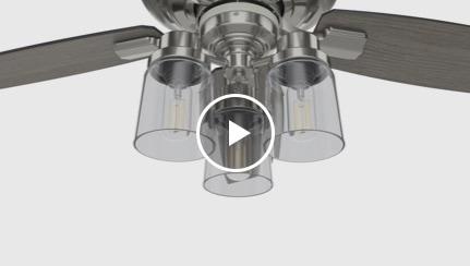 Ceiling Fan Morelli With Light 52 Inch