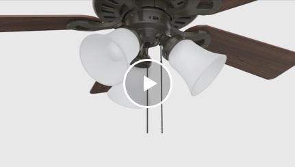 Ceiling Fan Key Biscayne With Light 54 Inch