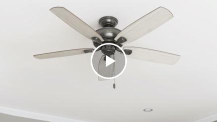 Ceiling Fan Key Biscayne With Light 54 Inch
